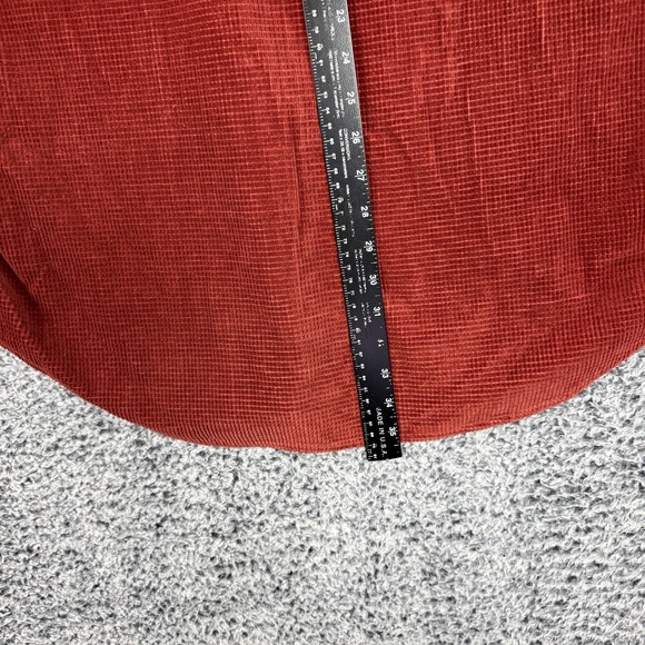 Vintage The Territory Ahead Shirt Mens XL Tall Rust Corduroy Grid Button Up L/S - Picture 11 of 14